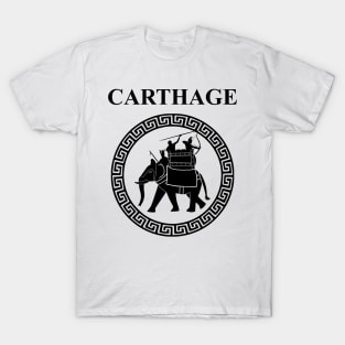 Ancient Carthage Hannibal War Elephant T-Shirt